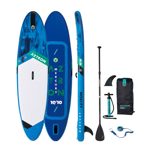 AZTRON MERCURY 10.10ft  330cm INFLATABLE STAND UP PADDLE BOARD SUP Riders < 140kg