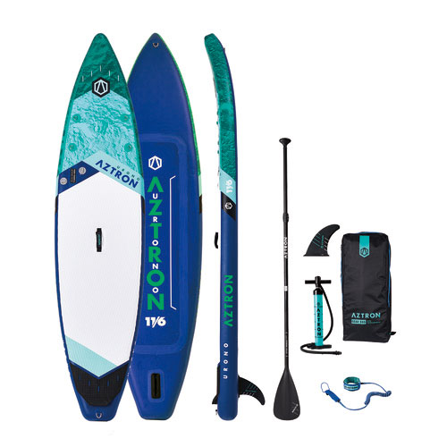 Aztron URONO 11'6" Inflatable SUP Stand Up Paddleboard Package