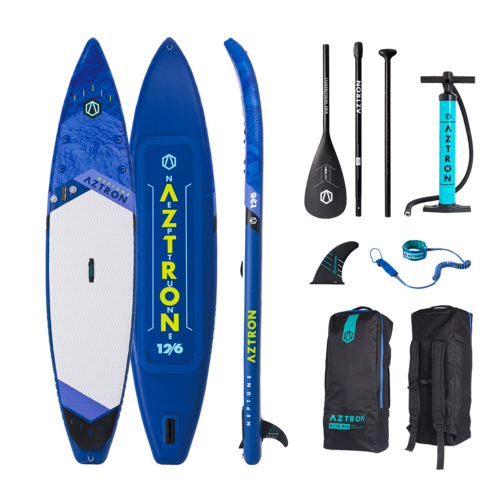 Aztron NEPTUNE 12'6" Inflatable SUP Stand Up Paddleboard Package
