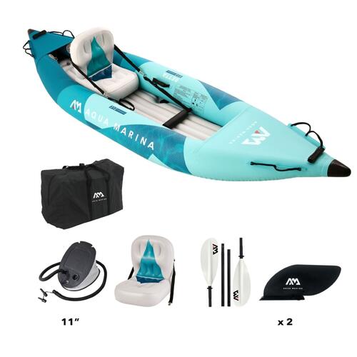 Aqua Marina - Betta 1-person 312cm Leisure inflatable Kayak / Canoe (paddle Included)