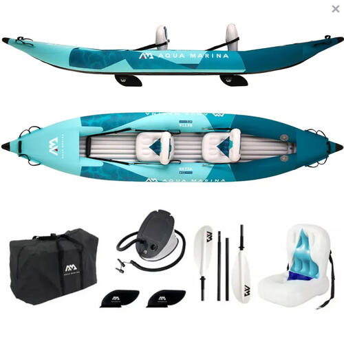Aqua Marina - Betta 2 - person 412cm Leisure inflatable Kayak / Canoe (paddle Included)