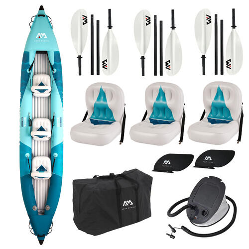 Aqua Marina - Betta 3 - person 475cm Leisure inflatable Kayak / Canoe (paddle Included)