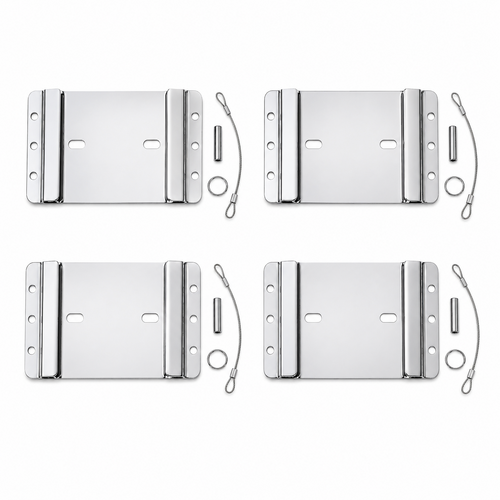 BOAT DECK STORAGE CHOCKS removable base only Set of 4