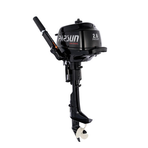 2.6HP PARSUN OUTBOARD MOTOR Long Shaft 4-Stroke, Manual Start, Tiller Steer, WATER COOLED, 2YR WARRANTY. F2.6BML 2.6 hp