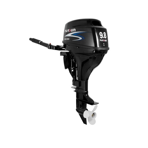 9.8HP PARSUN OUTBOARD MOTOR ELECTRIC START Short Shaft, 4-Stroke, WATER COOLED 2YR WARRANTY F9.8BWS
