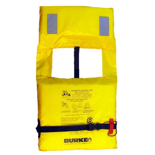 Burke Adult Lifejacket Level L100 PFD1 Free Whistle Life Jacket MAR100