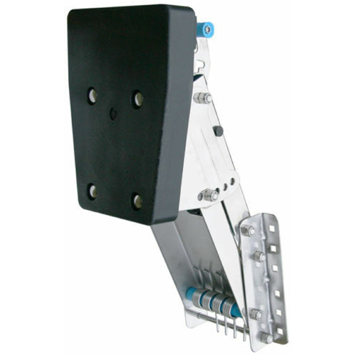 HEAVY DUTY STAINLESS STEEL OUTBOARD AUXILIARY MOTOR BRACKET SUITS - 5 Fully Adjustable - For motors up to 40KG
