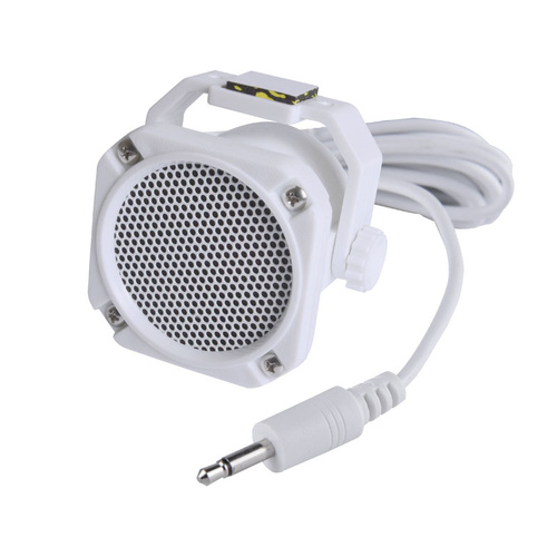 GME SPK45 ✱ Water Resistant Extension Speaker ✱ WHITE Suits: GX300, GX600A, GX600D Marine Radios With Lead, Plug, Mounting Bracket & Mounting Hardware