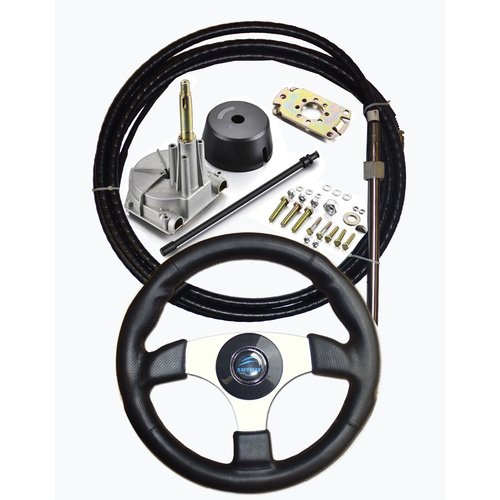BOAT STEERING KIT ✱ 10FT / 3.1m ✱ Cable Helm SPORTS Wheel Multiflex Teleflex Morse Compatible